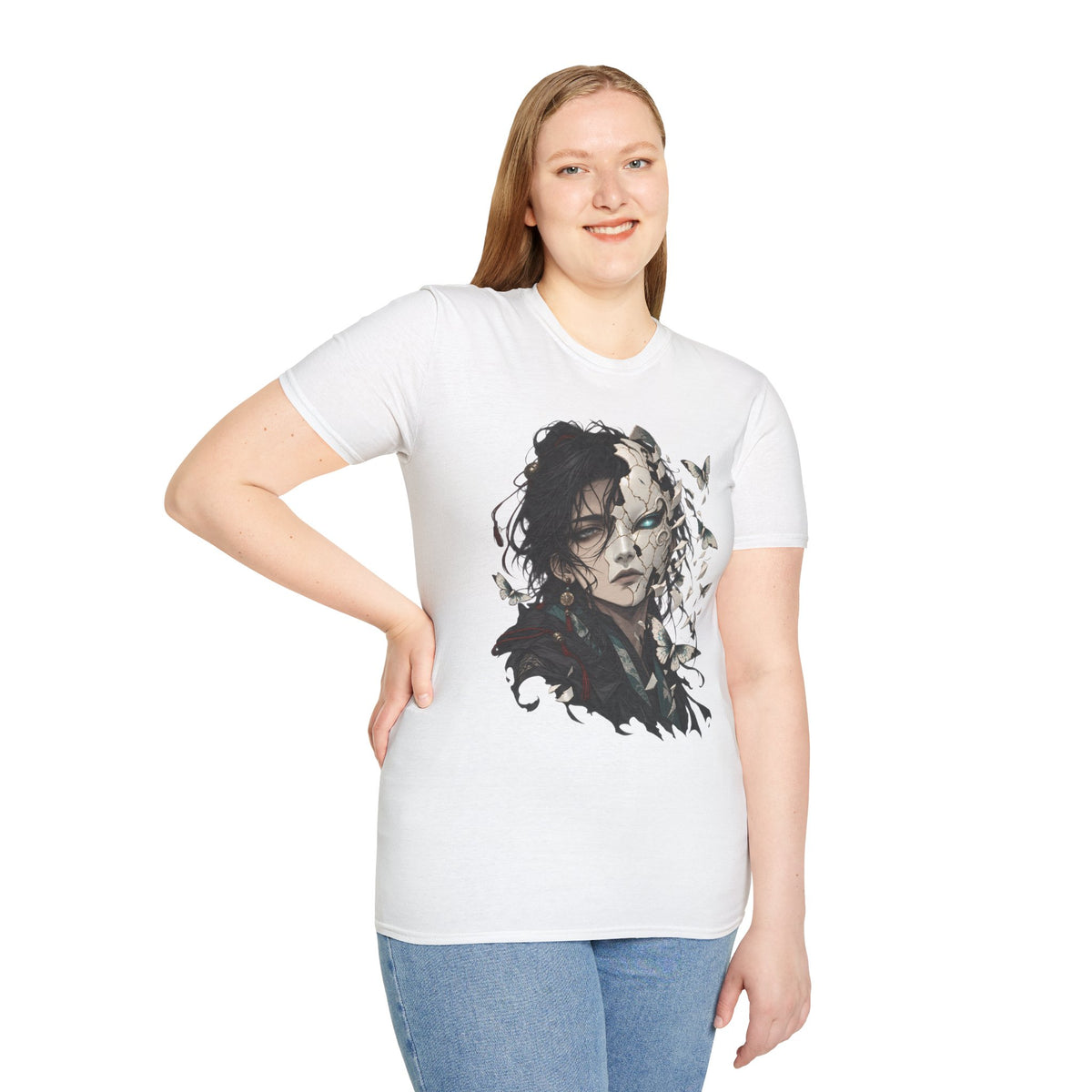 Mask Unfurls | Japanese Anime Style Mask Graphic Shirt