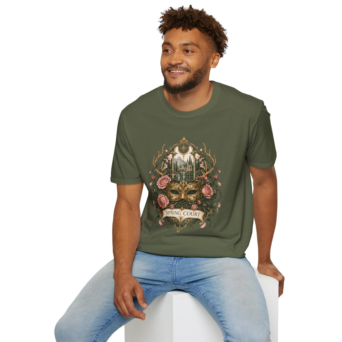 Spring Court | ACOTAR Book Floral Masquerade T-Shirt