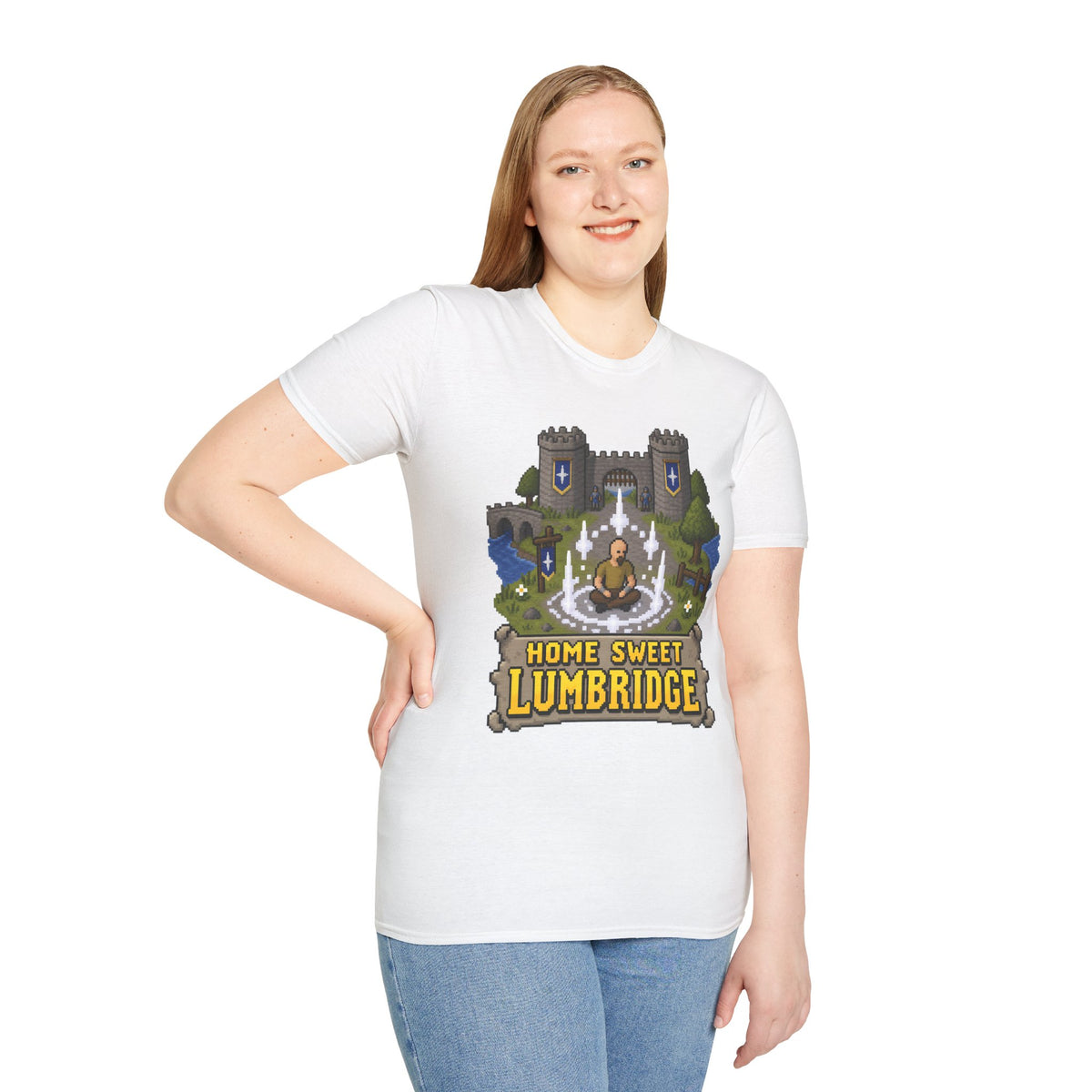Lumbridge Castle Teleport Tee - Runescape / OSRS Inspired