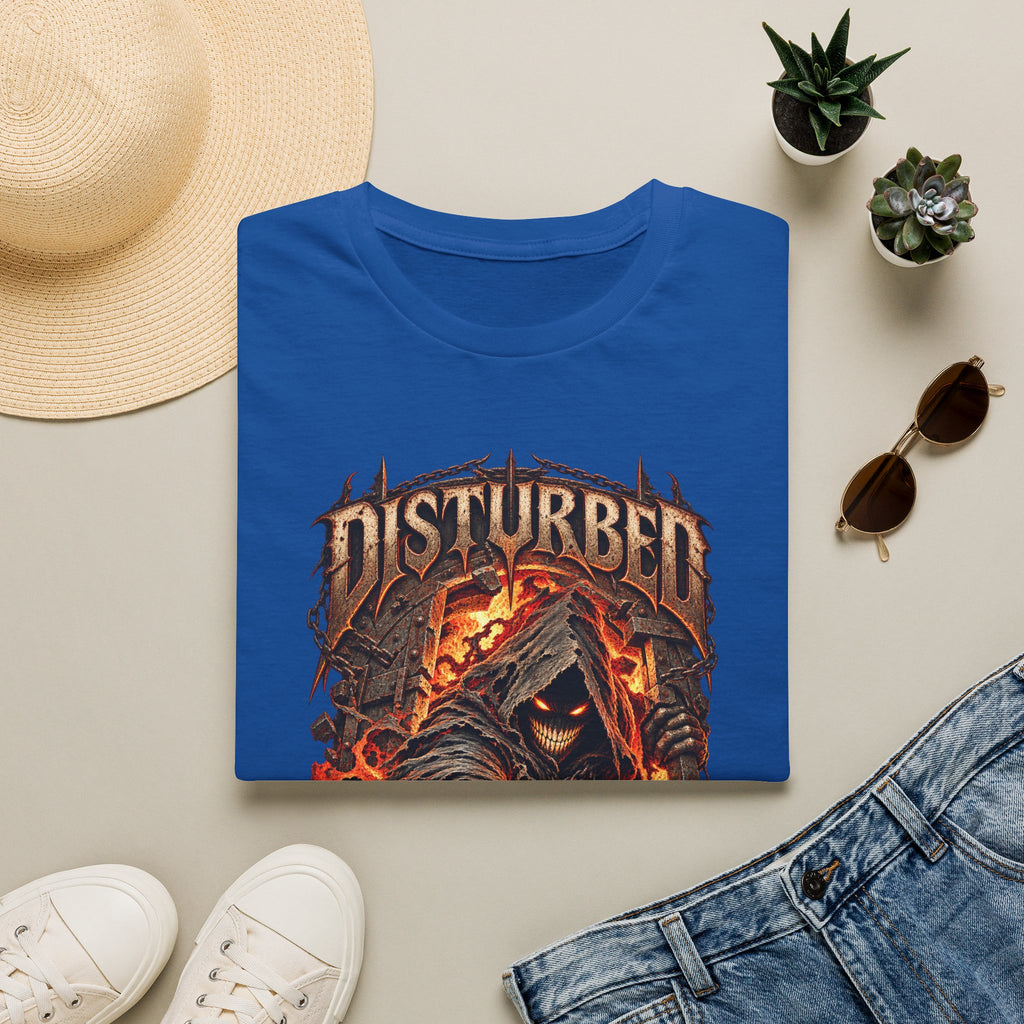 Disturbed | The Guy | Flaming Heavy Metal Band T-Shirt