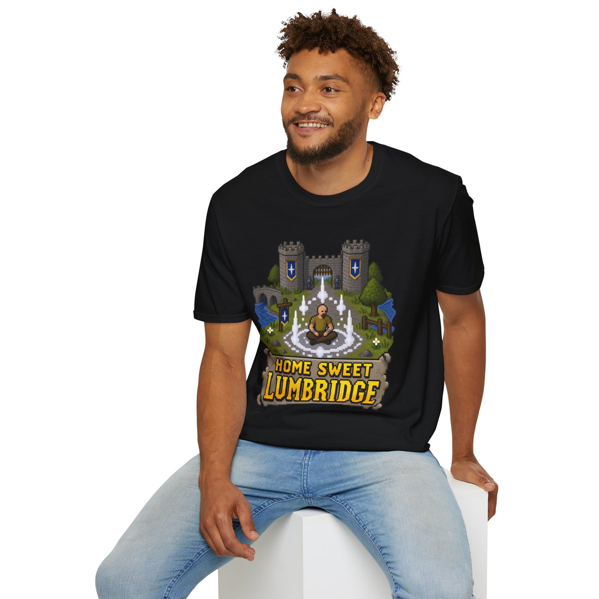 Lumbridge Castle Teleport Tee - Runescape / OSRS Inspired