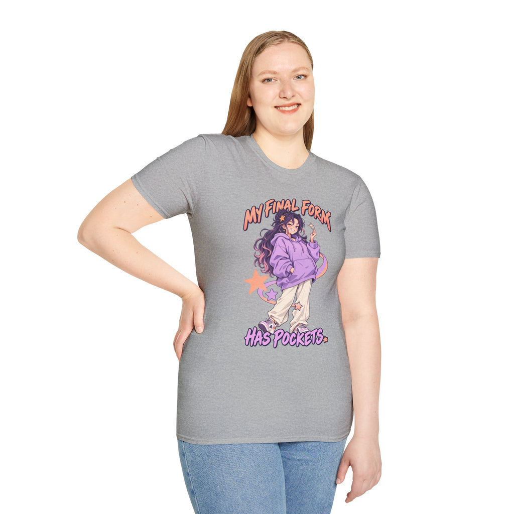 My Final Form Has Pockets | Cute Anime Girl Graphic Tee