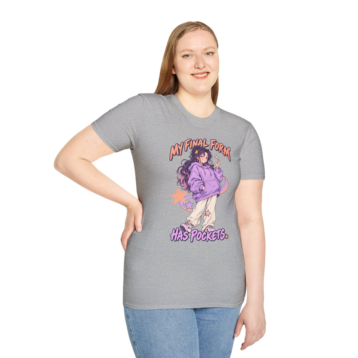 My Final Form Has Pockets | Cute Anime Girl Graphic Tee