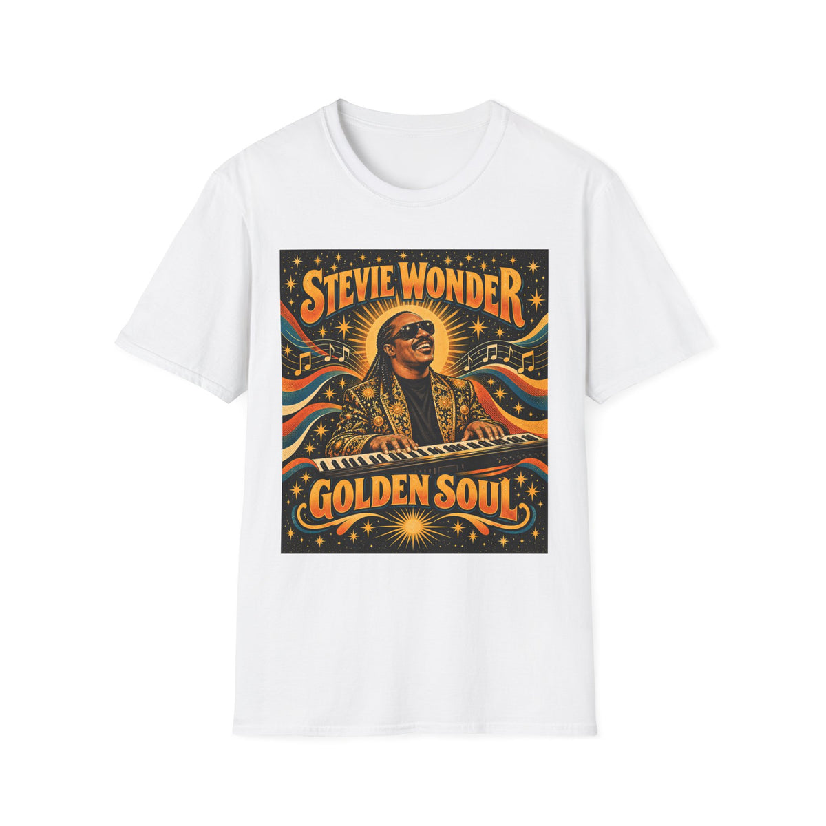 Stevie Wonder Golden Soul T‑Shirt