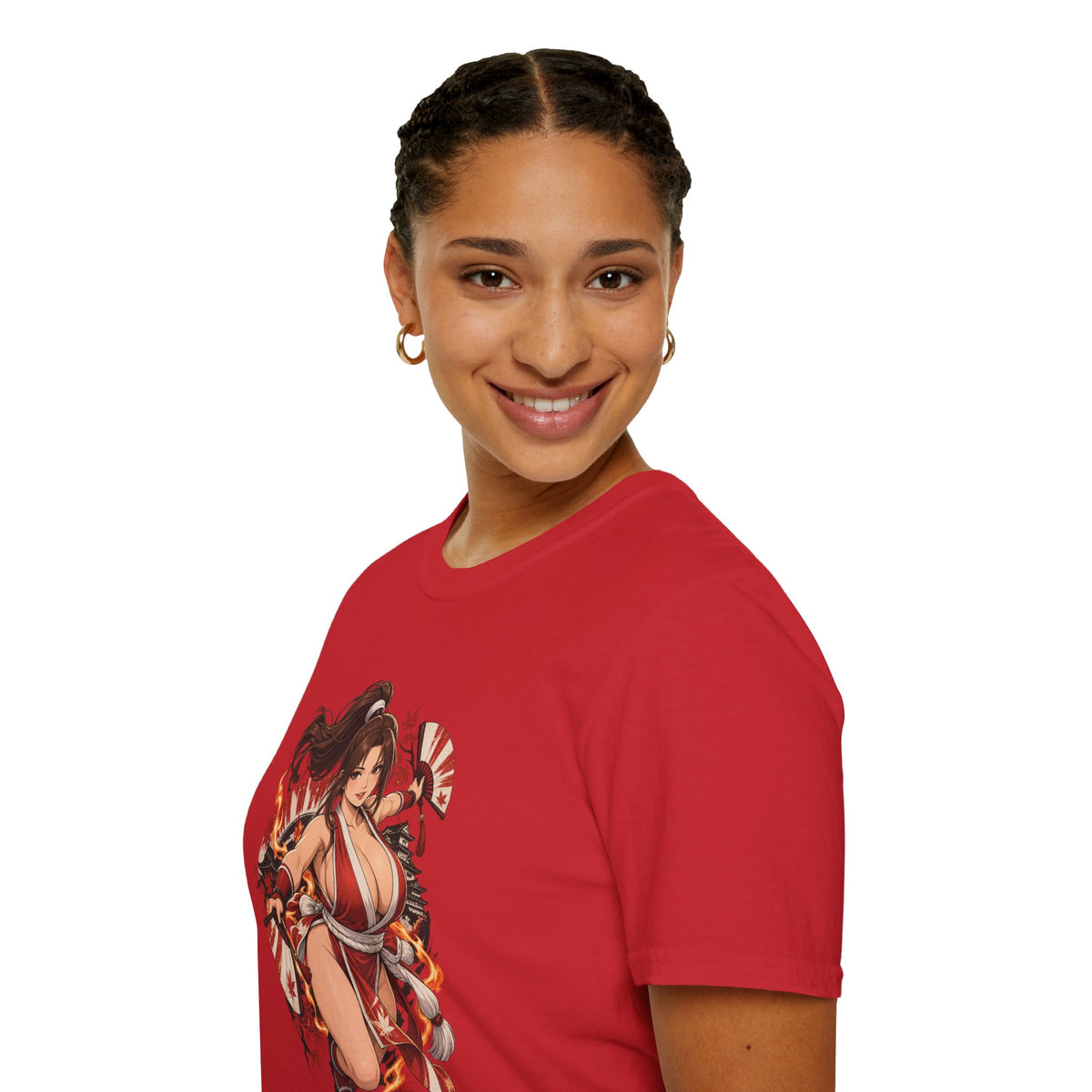 Mai Shiranui | Fatal Fury | Anime Style Pin up Girl Warrior T-Shirt