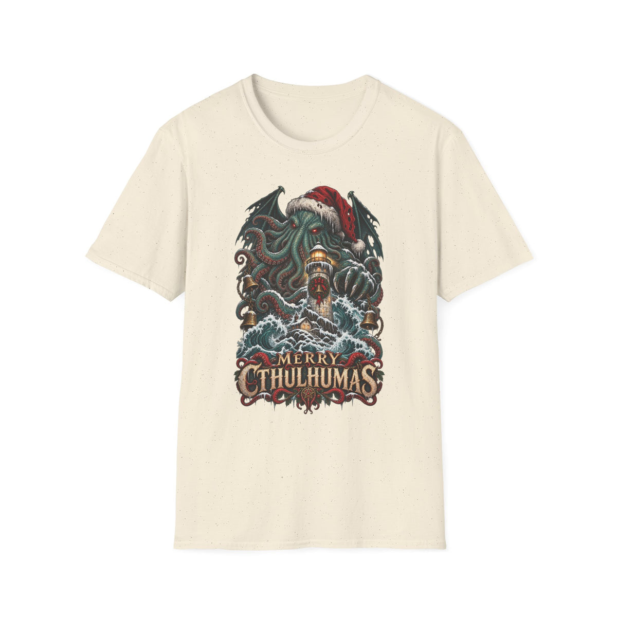 Merry Cthulhumas | Cthulhu Christmas T-Shirt