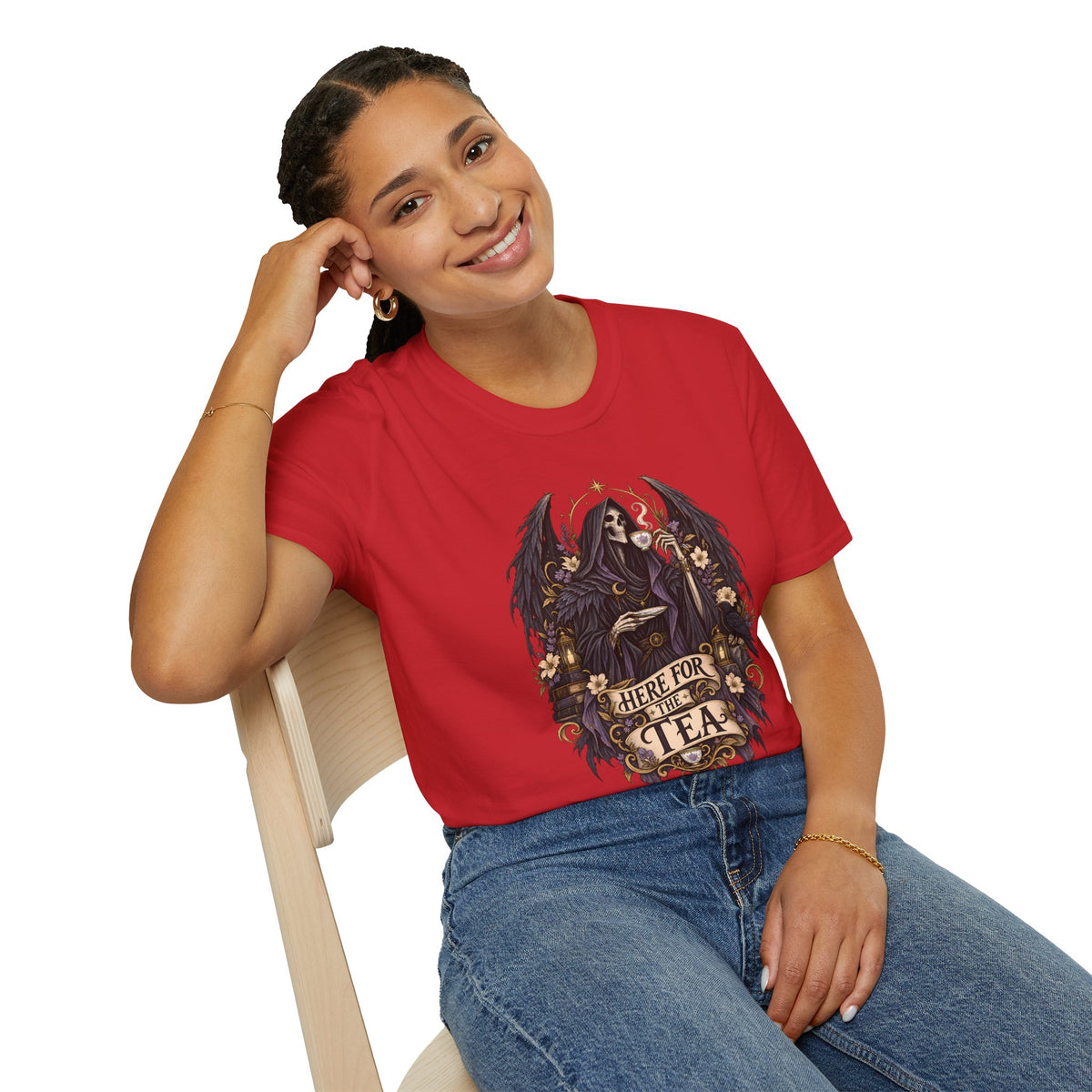 Here for the Tea | The Suriel ACOTAR Character Graphic T Shirt
