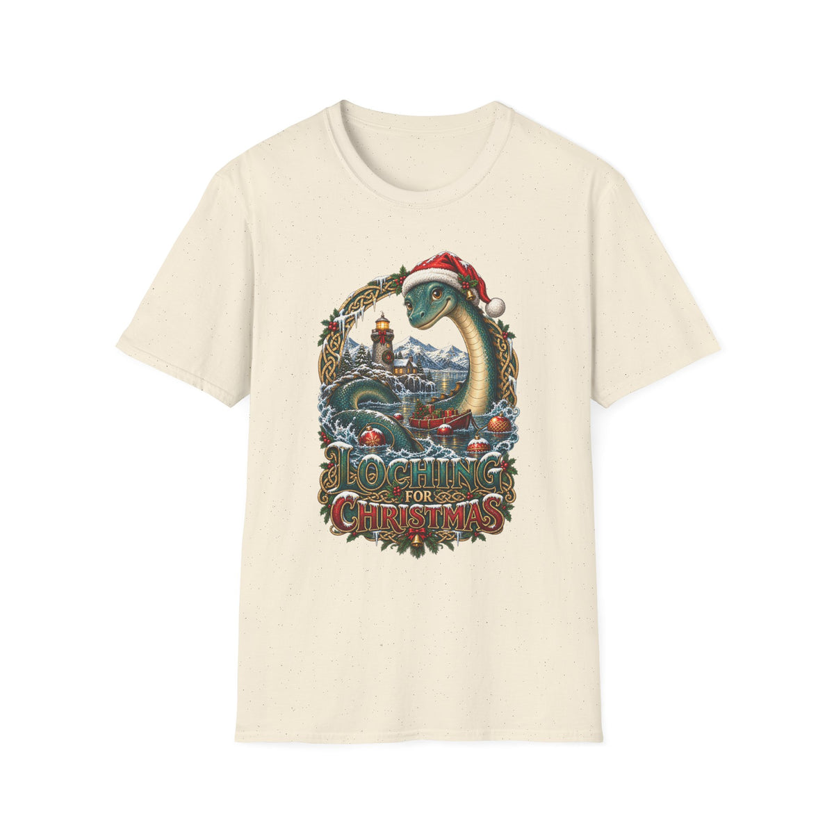 Lock Ness | Scottish Legend Christmas T-Shirt