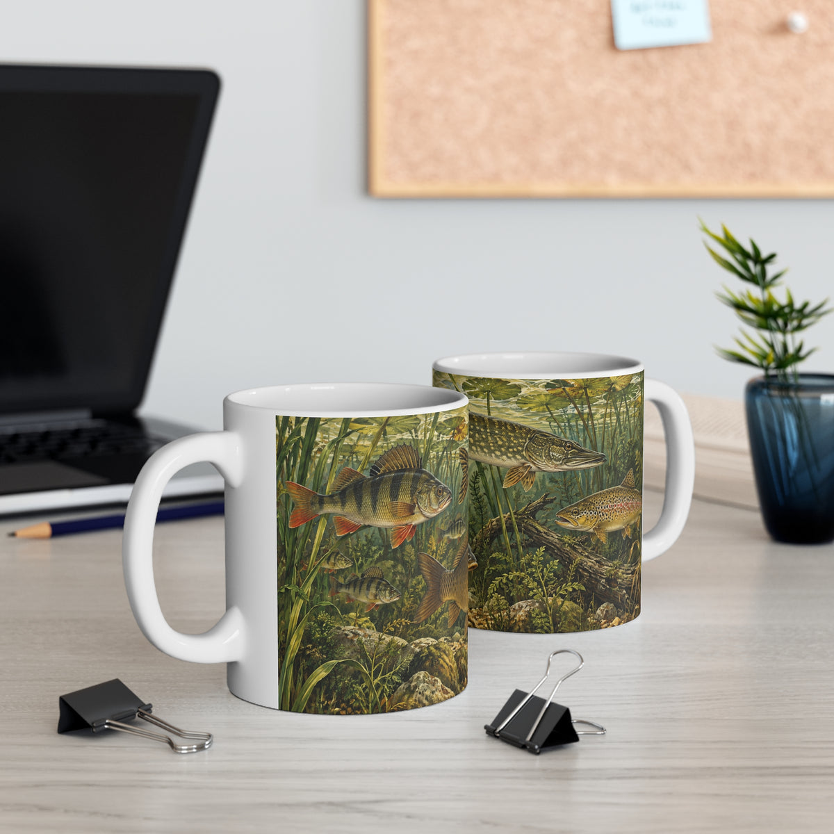 Freshwater Fish | Fishing Hobby Coffee Mug Gift (11oz)