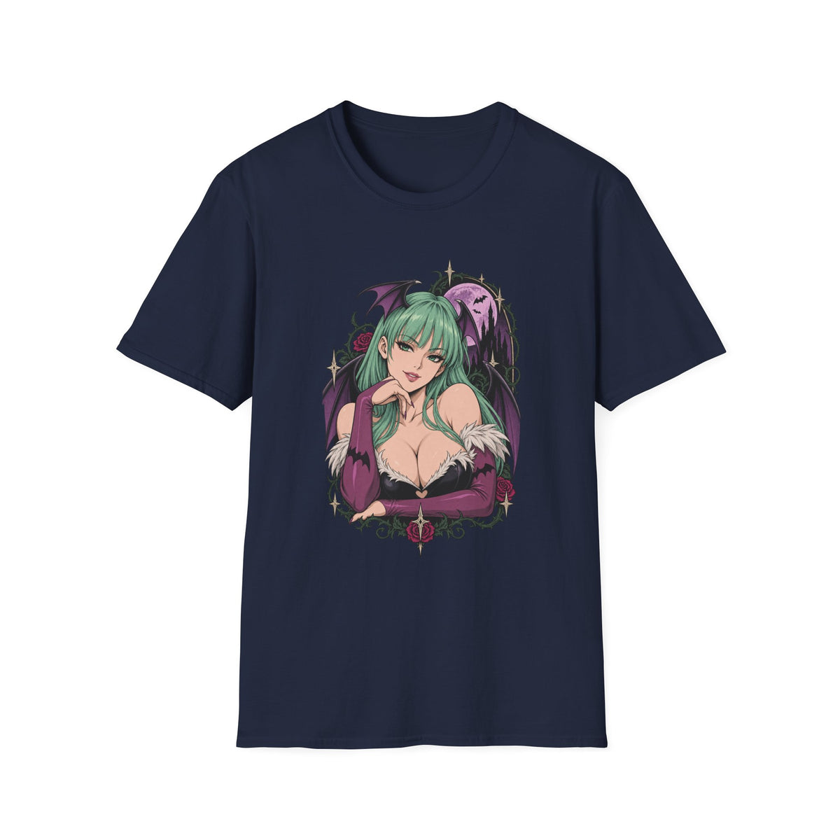 Morrigan | Sexy Pin Up Girl | Succubus Anime T-Shirt
