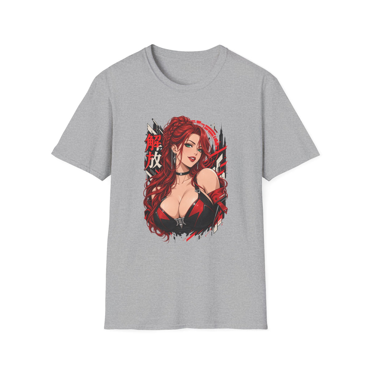 Red Widow | Sexy Anime Pin Up Girl | Waifu T-Shirt