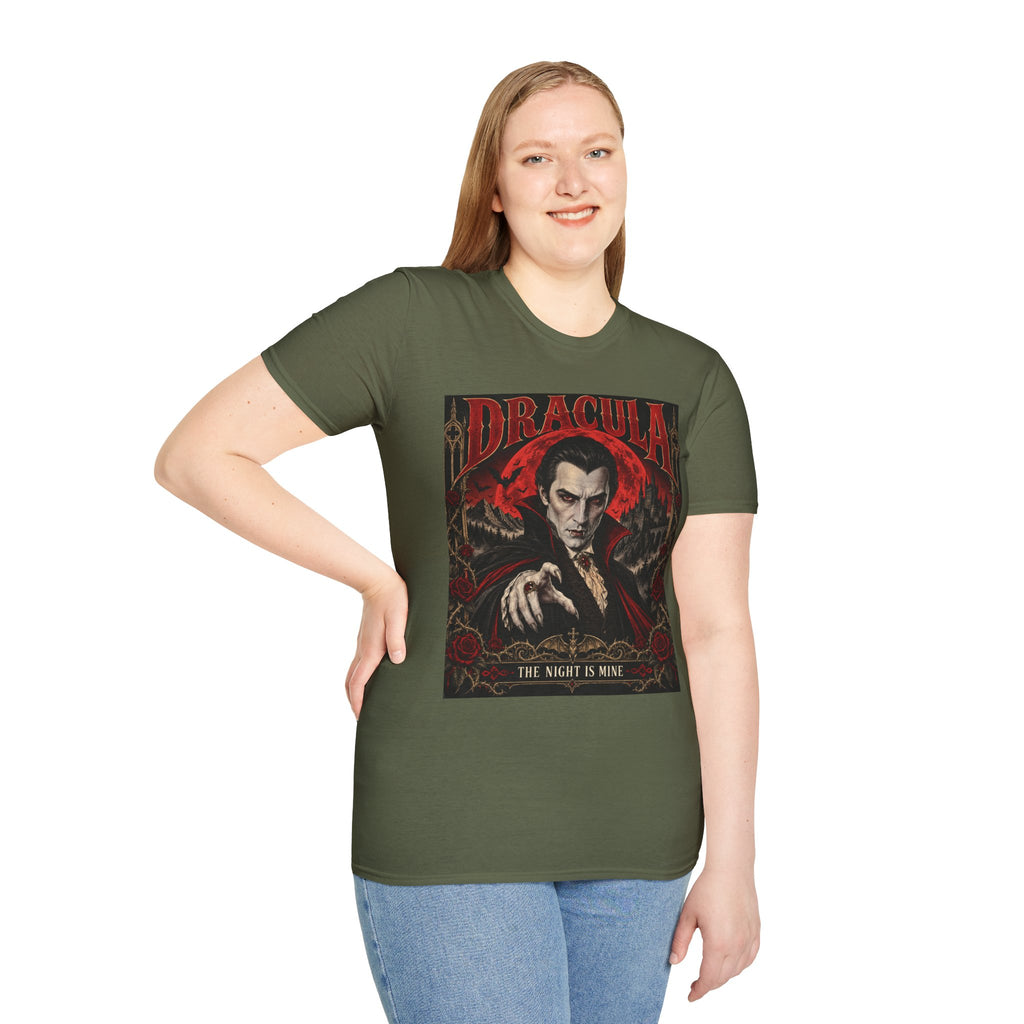 Dracula Graphic T‑Shirt — Vintage Vampire Horror Tee