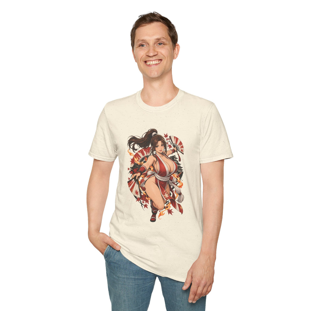 Mai Shiranui | Fatal Fury | Anime Style Pin up Girl Warrior T-Shirt