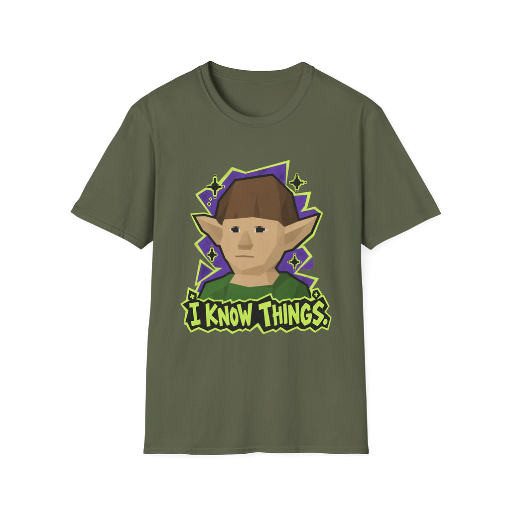 Gnome Child - "I know things" Runescape Inspired T-Shirt