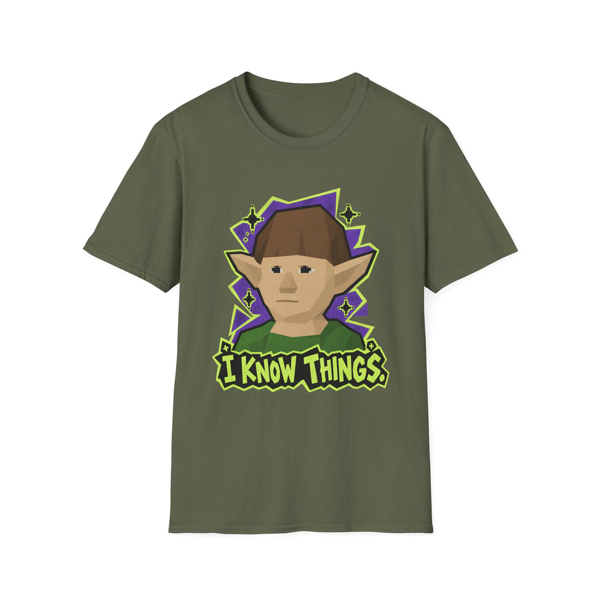 Gnome Child - "I know things" Runescape Inspired T-Shirt