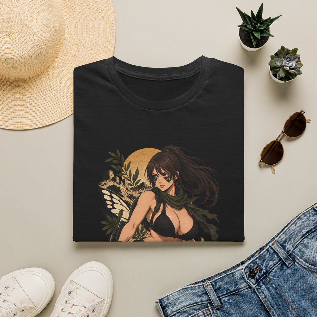 Quiet | Sexy Metal Gear Pin Up Girl | Anime Style Sniper Girl T-Shirt