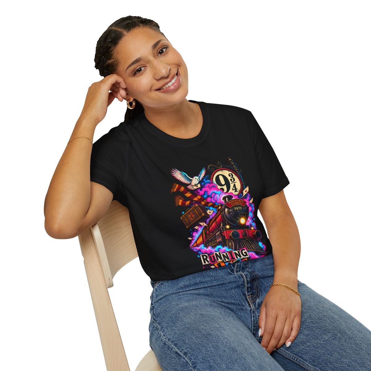 Running Late | Platform 9 and 3/4 | Harry Potter Graphic T-Shirt