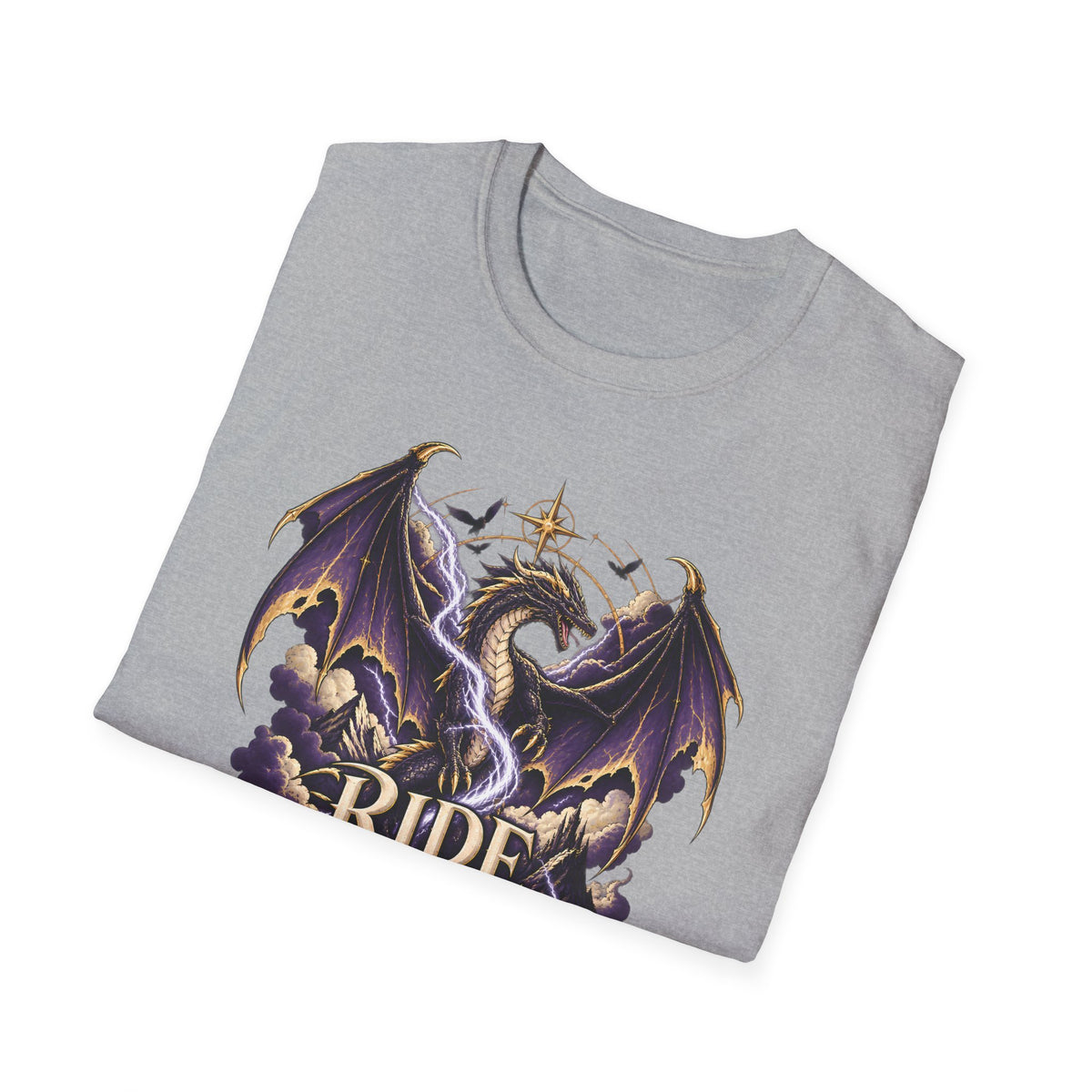 Ride the Storm | Fourth Wing Book Inspired Dragon T Shirt