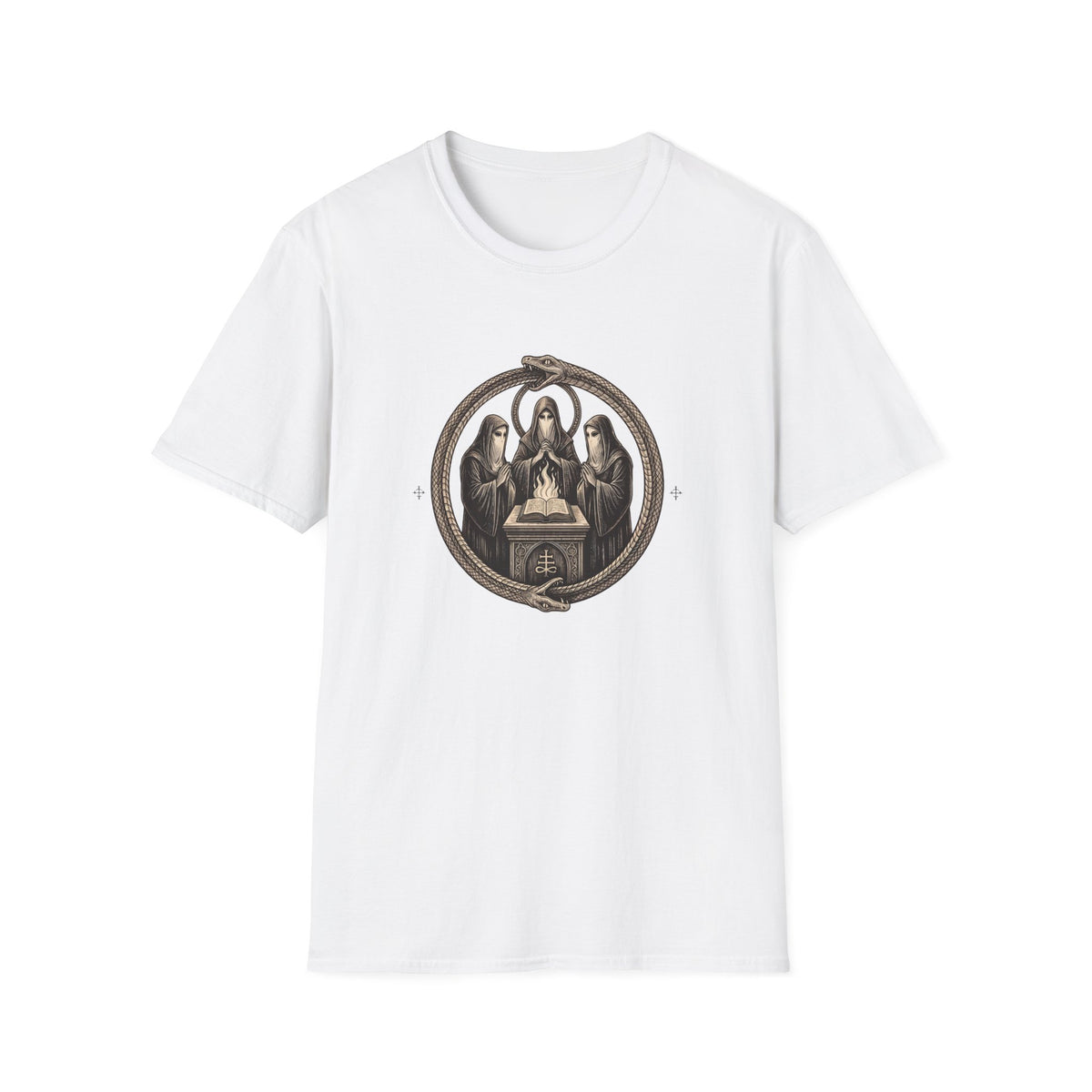 Ouroboros - T-Shirt, Gothic / Dark Fantasy Ourboros Design