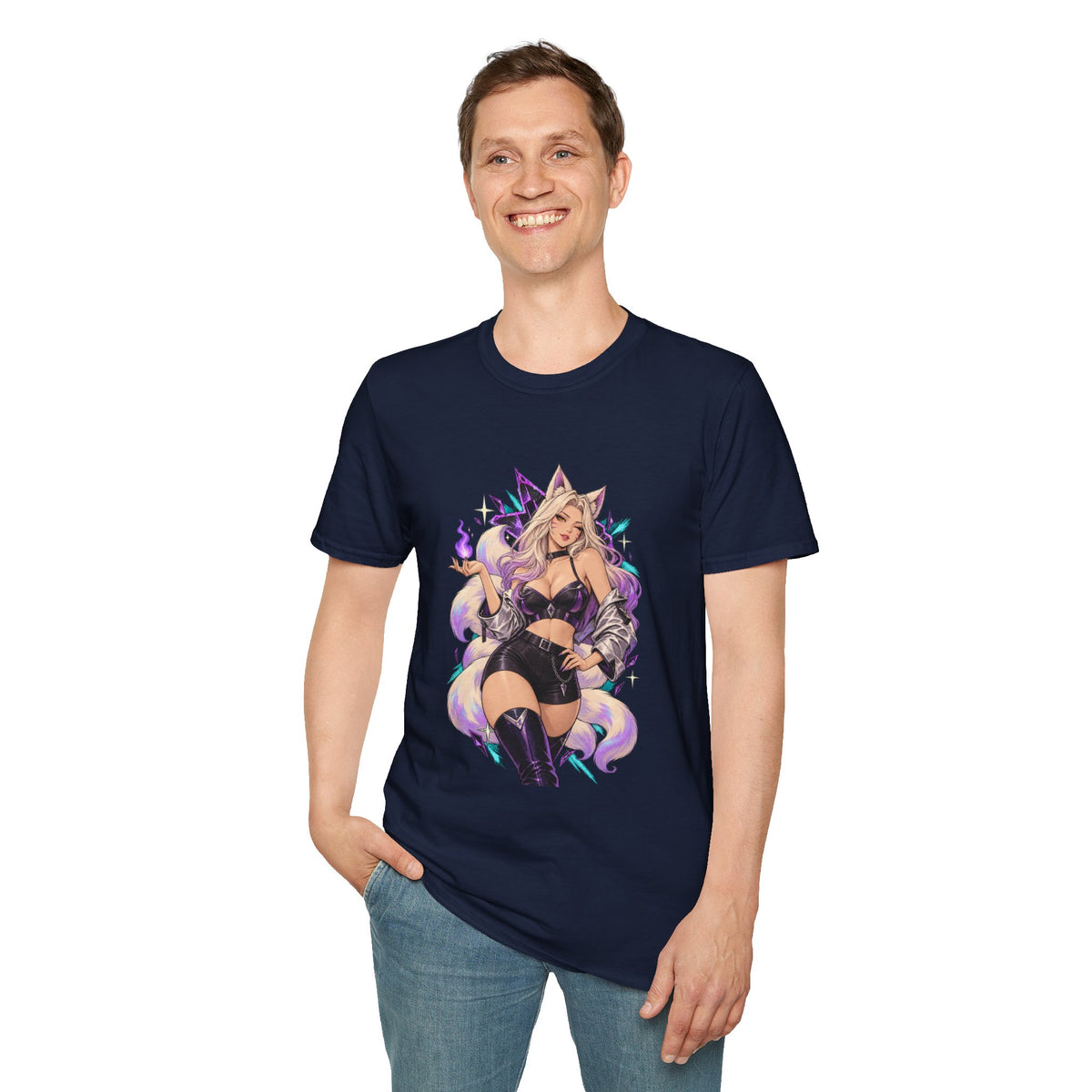 Ahri | League of Legends | Anime Fox Pin Up Girl T-Shirt