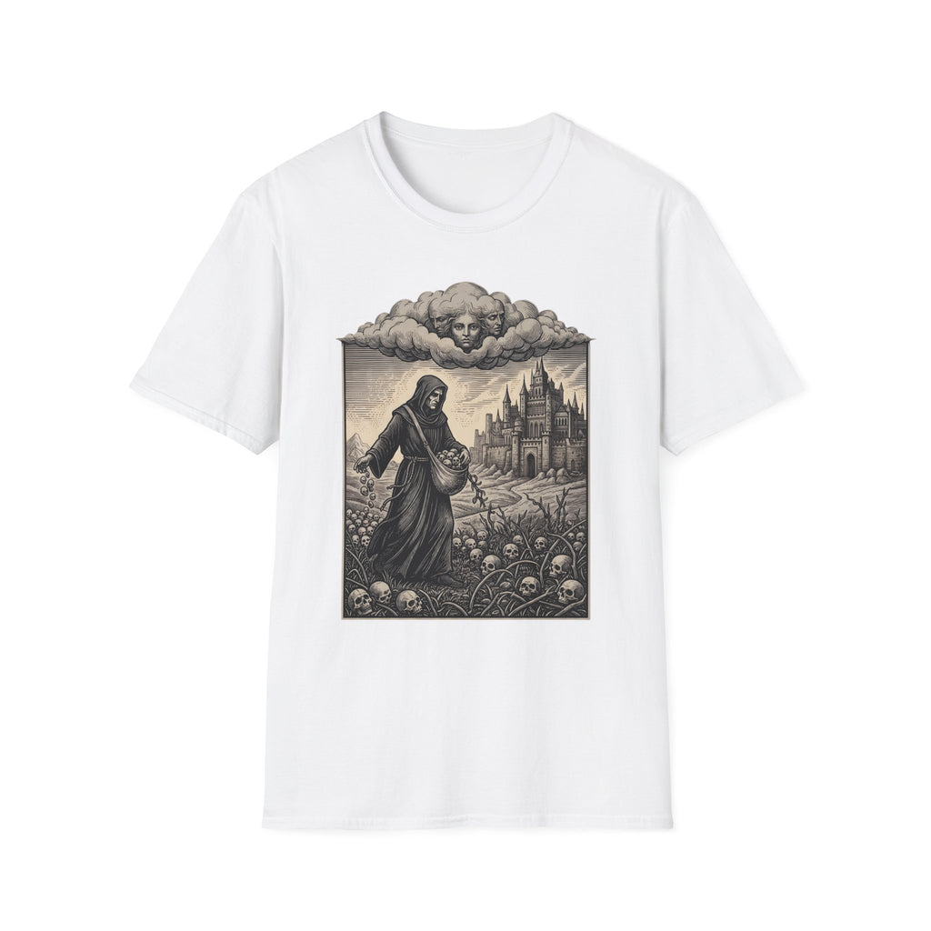 Watch over the Dead - T-Shirt, Gothic / Dark Fantasy Skull Design