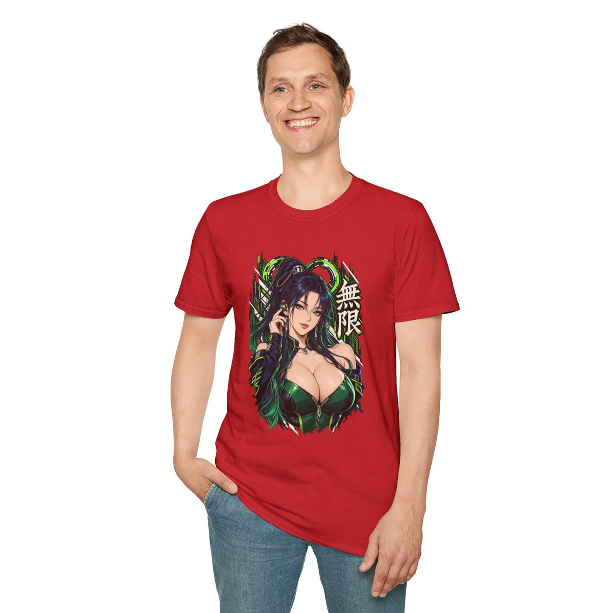 Infinity | Sexy Anime Ninja Pin Up Woman Graphic T-Shirt