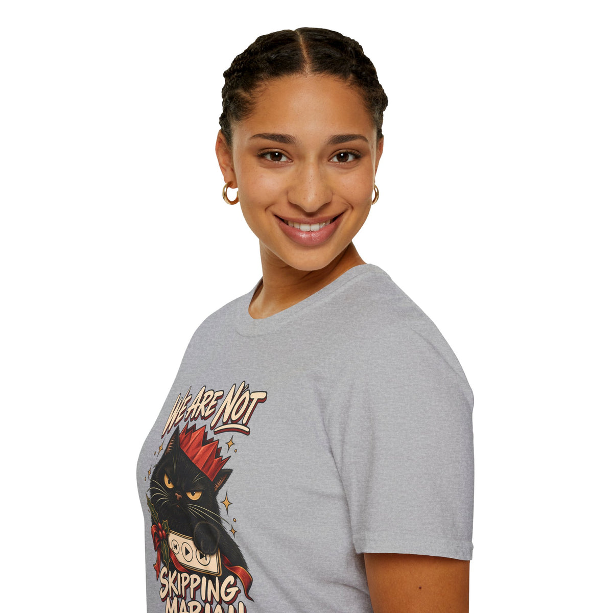 We Are Not Skipping Mariah | Mariah Carey Cat Fan Christmas Holiday Tee