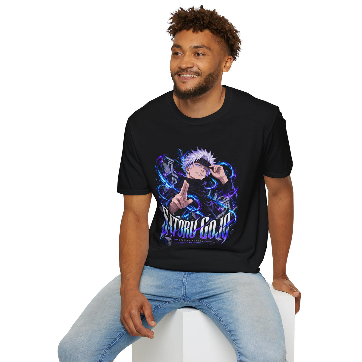 Jujutsu Kaisen | Satoru Gojo | Blue Aura | Graphic Tee