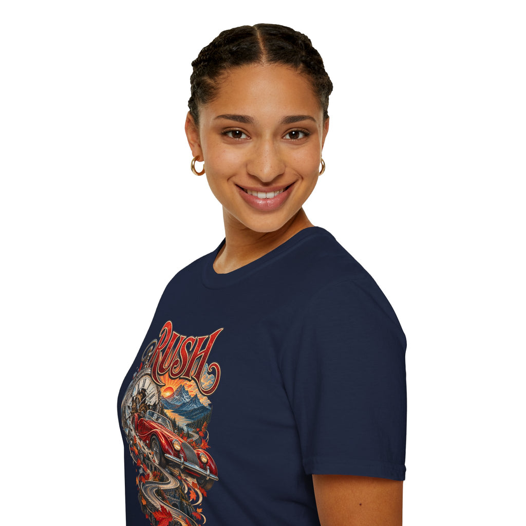 Rush | Prog Band | Red Barchetta | Graphic T-Shirt