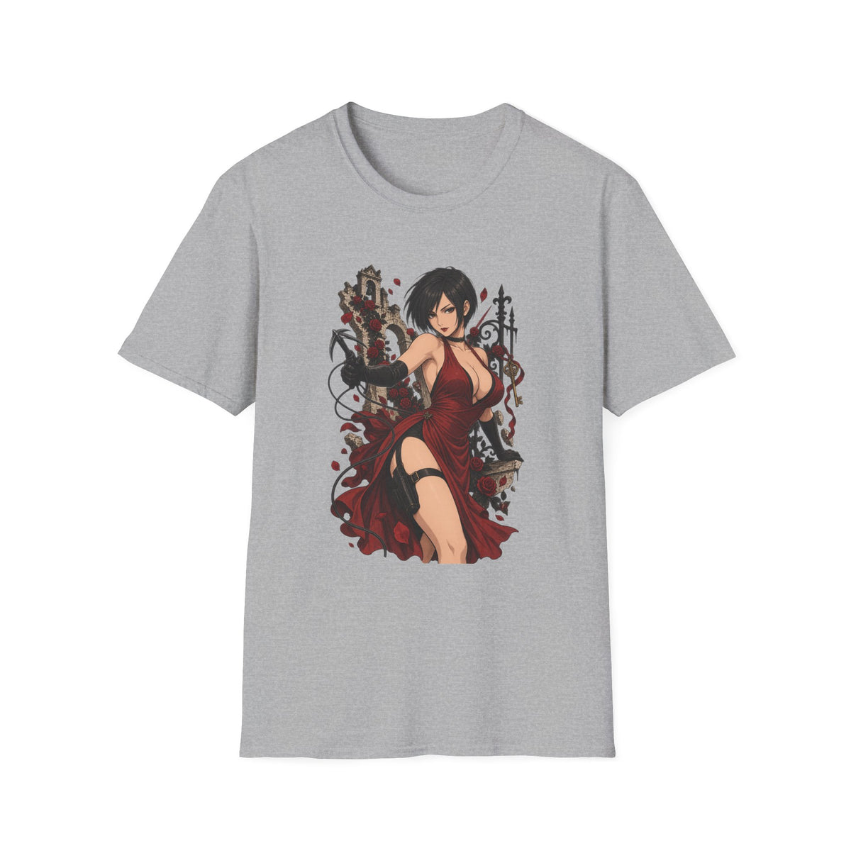 Ada Wong | Resident Evil | Anime Style Pin up Girl T-Shirt