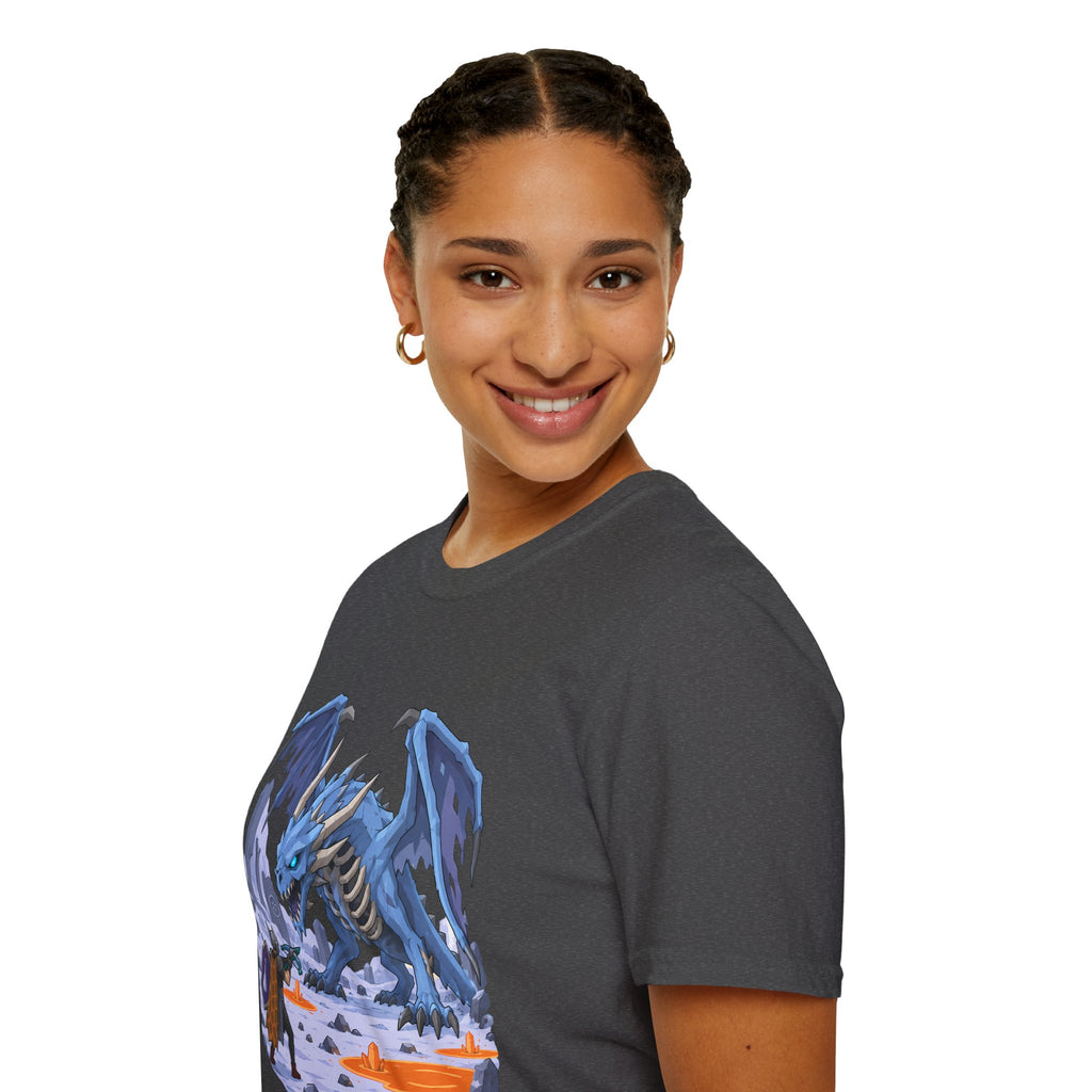 Vorkath Blue Ice Dragon T-Shirt - Fantasy Dragon Graphic Tee