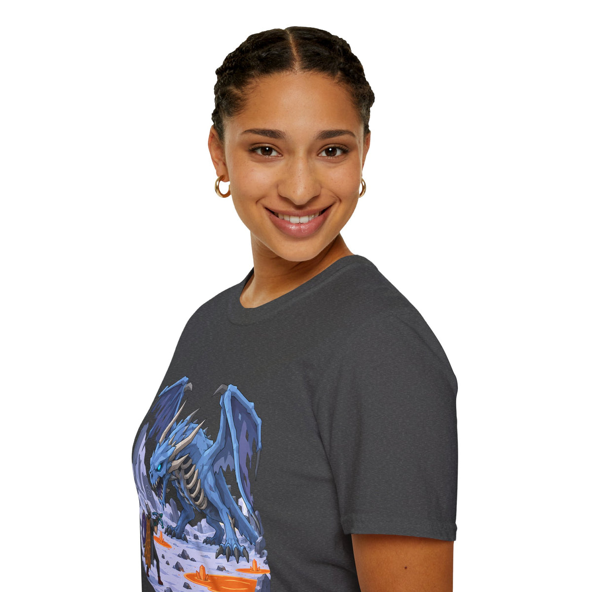 Vorkath Blue Ice Dragon T-Shirt - Fantasy Dragon Graphic Tee