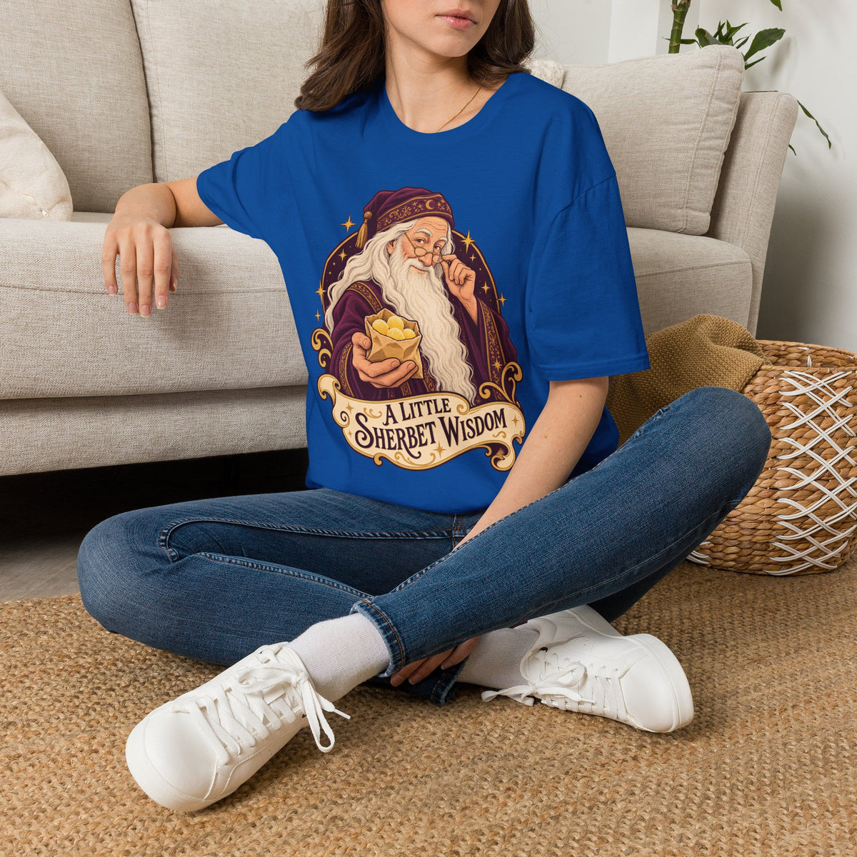 Dumbledore | Sherbet Lemon? | Harry Potter Illustration T‑Shirt