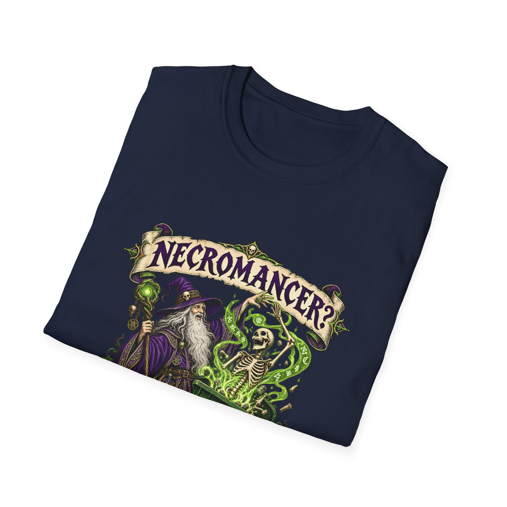 Necromancer? I Prefer People Recycler T-Shirt | Funny Gothic Halloween Tee