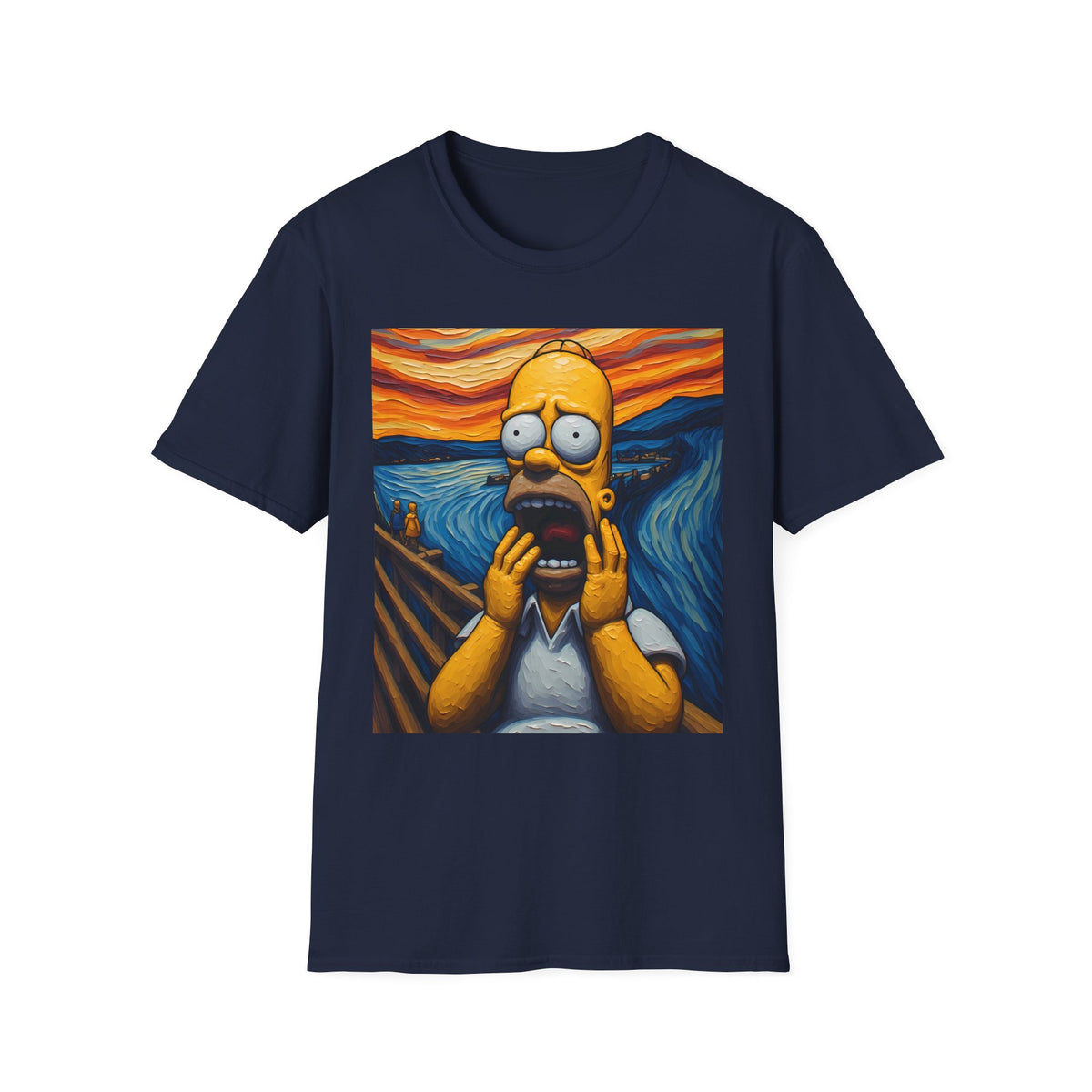 Homer Scream T-Shirt — Parody Pop Art Graphic Tee