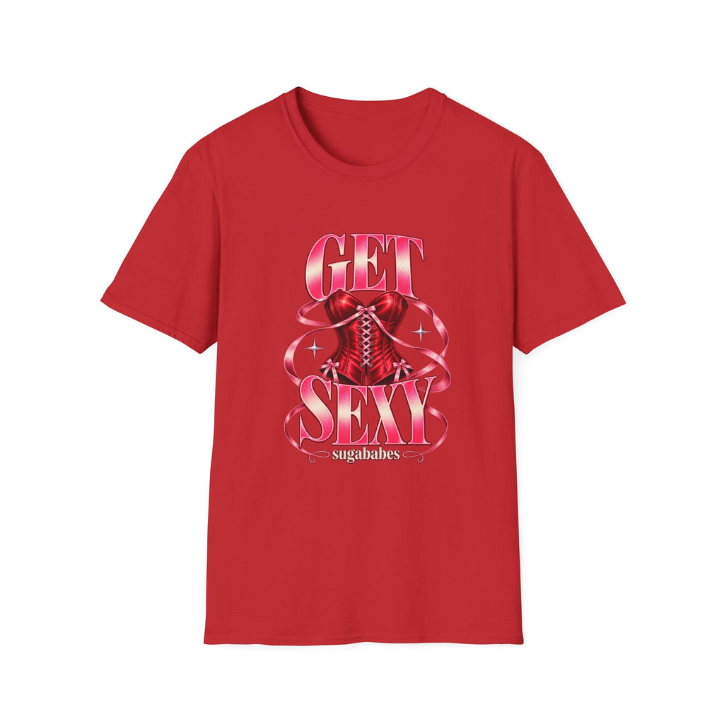 Get Sexy | Sugababes | Corset Retro Pink Y2K Vibe Graphic T Shirt