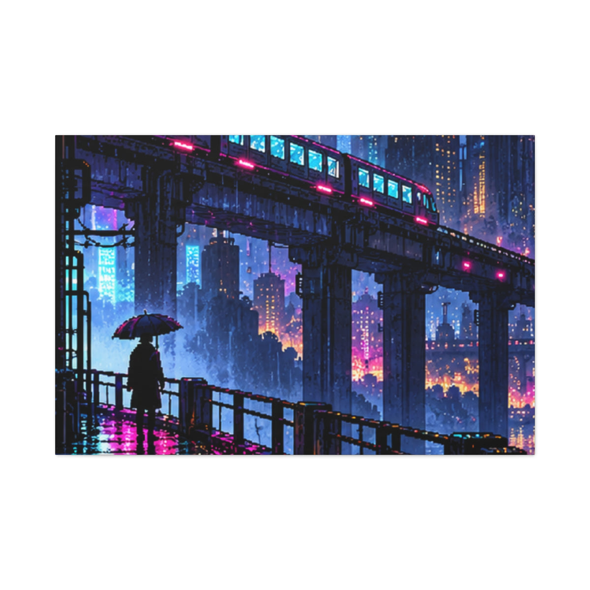Stretched Matte Canvas Print — 1.25" Depth (Custom Design)