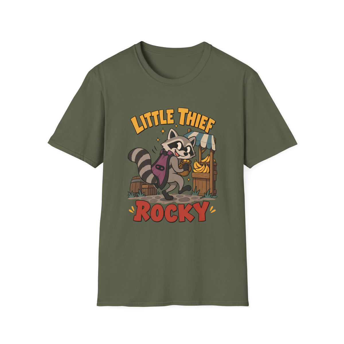 Little Thief Rocky T-Shirt - Cute OSRS Rocky Tee