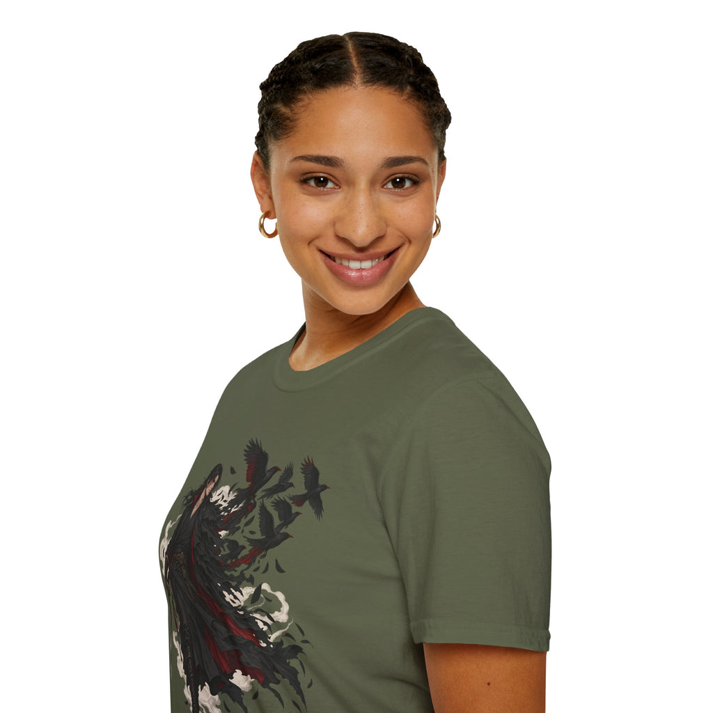 Dark Samurai | Raven Warrior Spirit | Graphic T Shirt