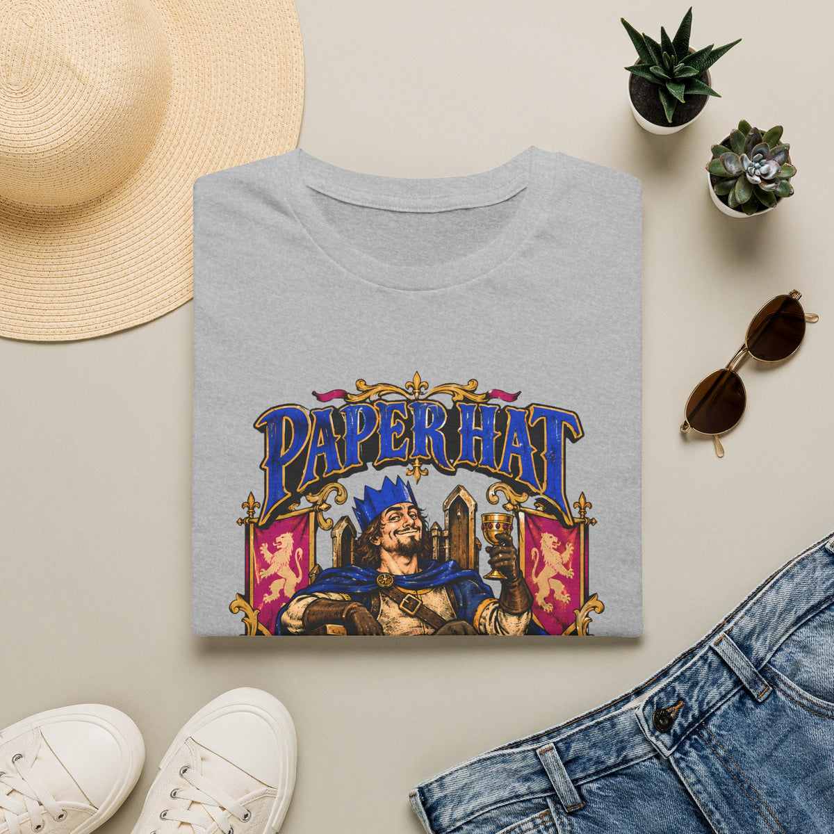 Blue Party Hat Tee OSRS / Runescape Inspired T-Shirt