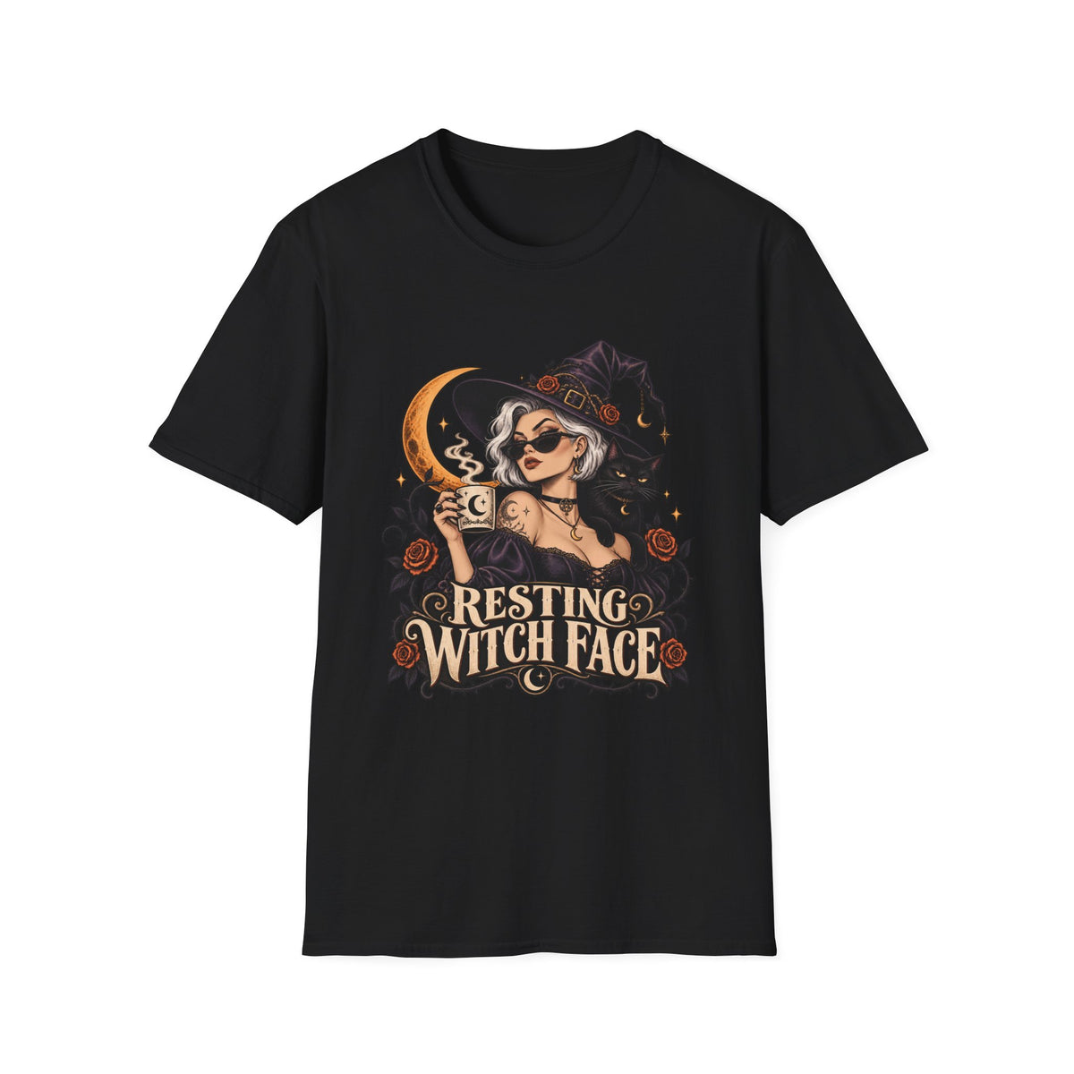 Halloween | Resting Witch Face | Halloween Witch Graphic Tee