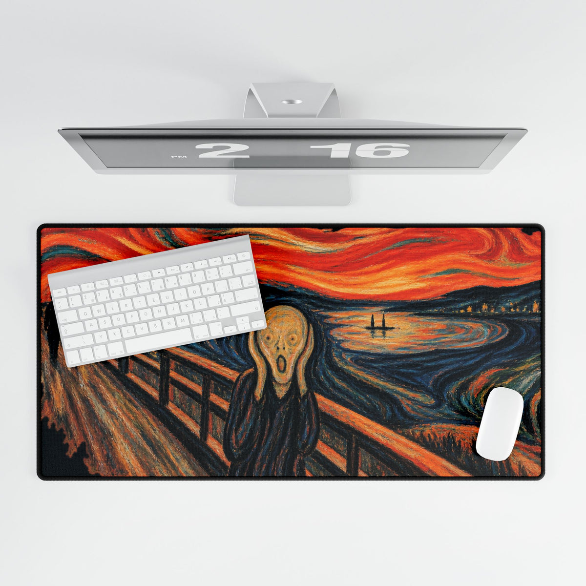 Mouse Mat | The Scream | Classic Expressionist Art Homage Desk Pad