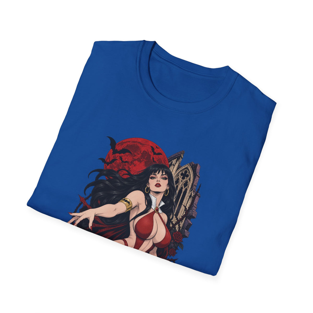 Vampirella | Sexy Vampire Queen | Pin Up Girl | Sexy Halloween Graphic T-Shirt