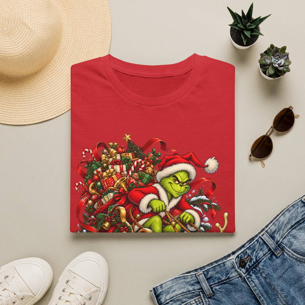 Grinch & Max Sleigh Ride | Funny Christmas T Shirt