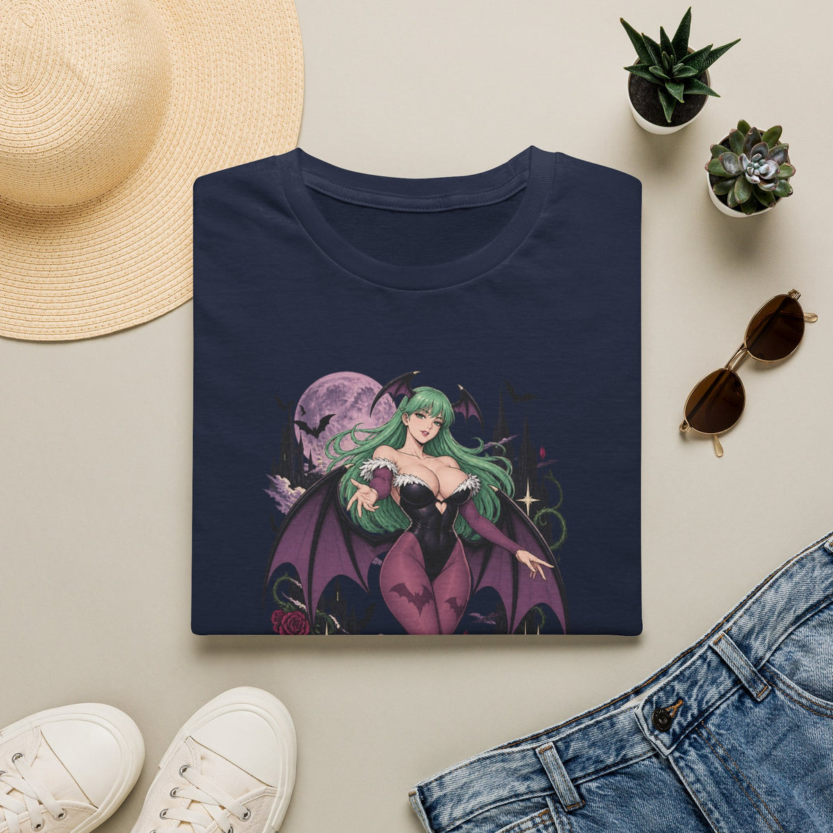Morrigan | Darkstalkers Anime Sexy Pin Up Character Shirt