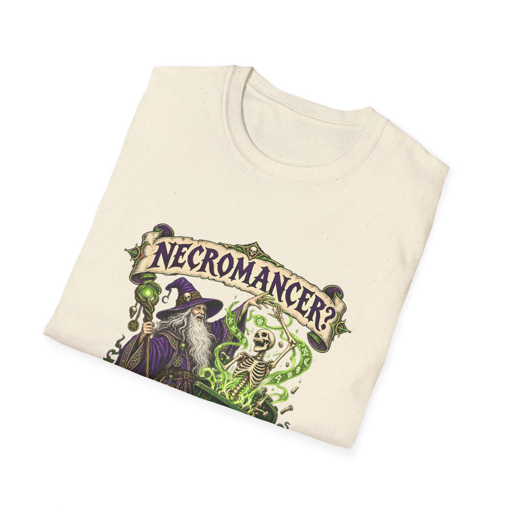 Necromancer? I Prefer People Recycler T-Shirt | Funny Gothic Halloween Tee