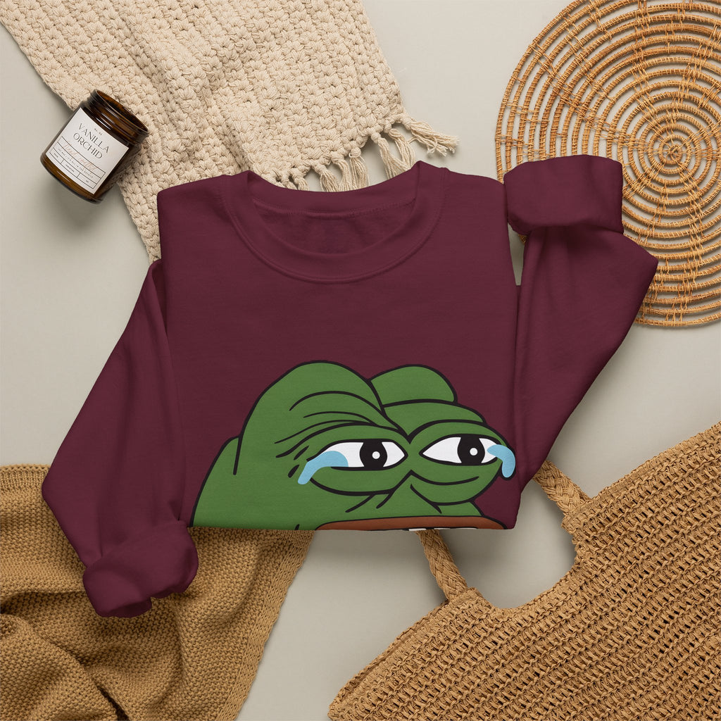 Pepe Frog Laughing Crewneck Sweatshirt