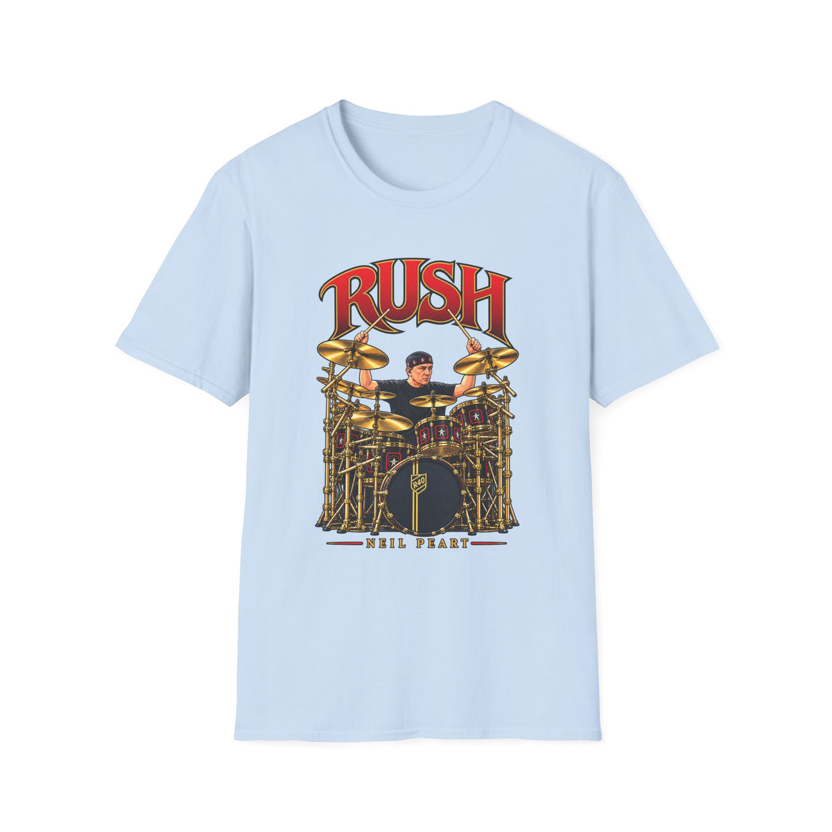 Rush | Neil Peart Drum Solo | Prog Rock Drummer Graphic T-Shirt