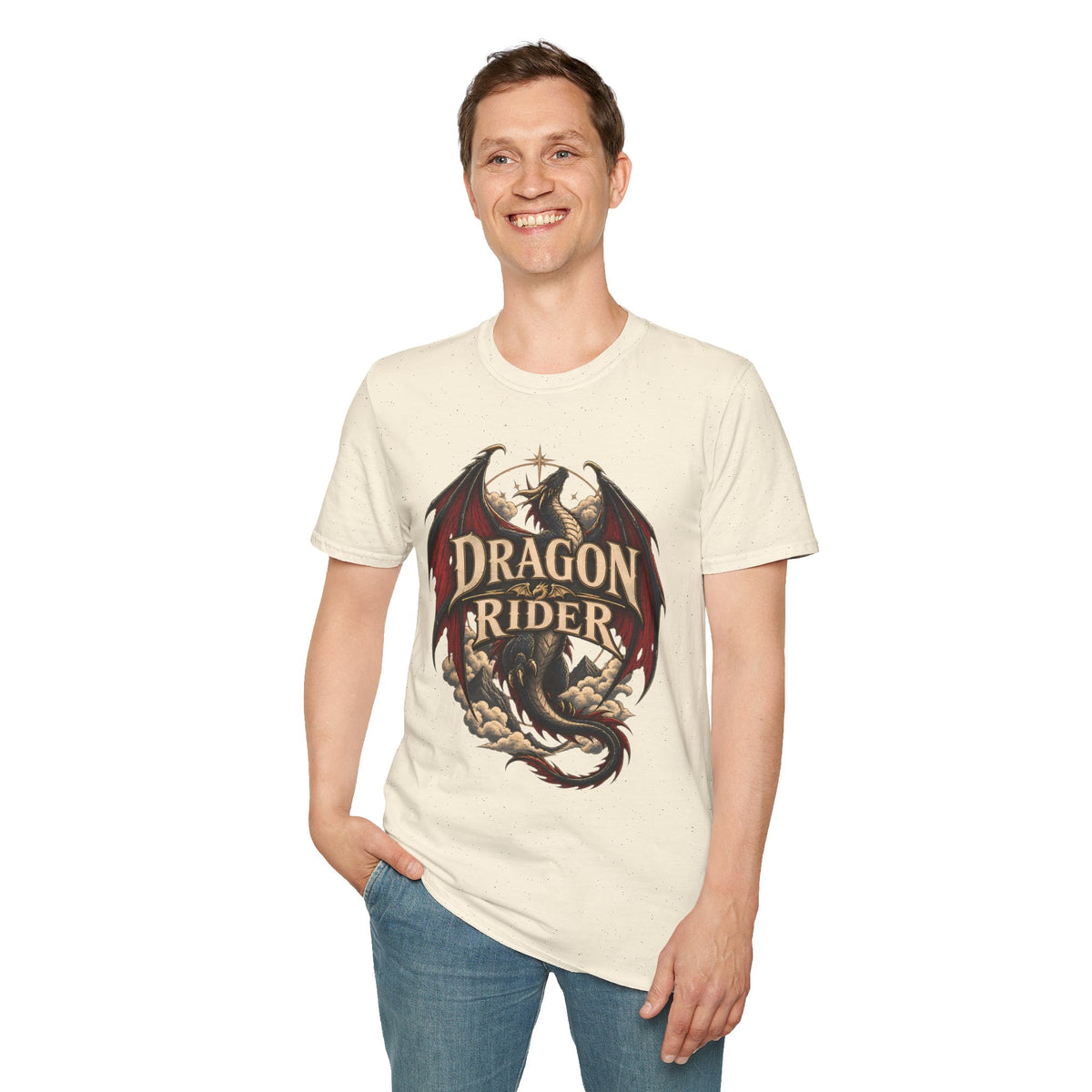 Dragon Rider | Fourth Wing Fantasy Book Inspired Dragon T-Shirt
