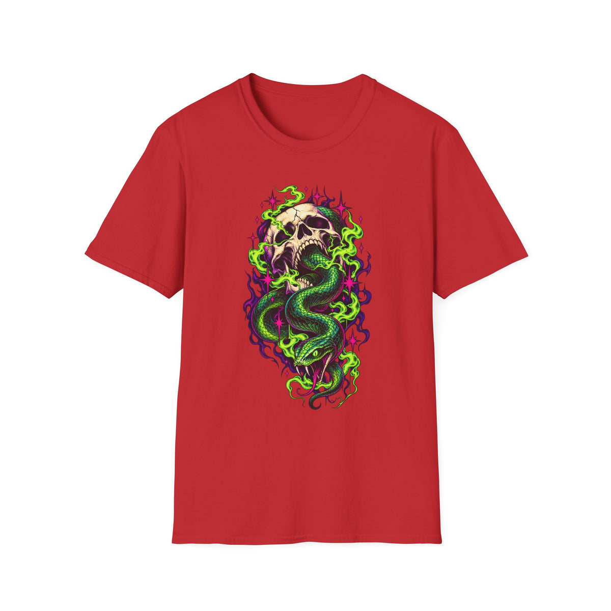 Dark Mark | Skull & Neon Snake Harry Potter T-Shirt
